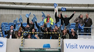 Passionate Albion Fans: A Moment of Pride at the American Express Community Stadium (Brighton vs Birmingham City, 21 February 2015)