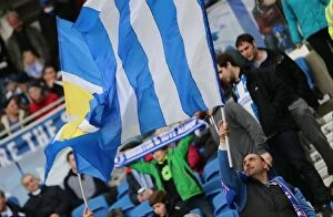 Images Dated 3rd April 2015: Passionate Fan Showdown: Brighton & Hove Albion vs. Norwich City at American Express Community