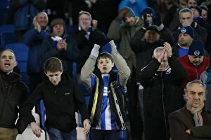 Images Dated 3rd March 2015: Passionate Showdown: Brighton and Hove Albion vs Derby County at the American Express Community