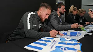 Images Dated 18th February 2020: Player Signing Session at American Express Community Stadium, Brighton: 18FEB20