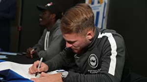 Images Dated 18th February 2020: Player Signing Session at American Express Community Stadium: Brighton & Hove Albion FC