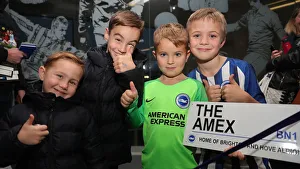 Player Signing Session: Neal Maupay, Dale Stephens, Aaron Connolly, and Adam Webster at Amex Stadium, 18DEC19