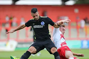 Pre-season Clash: Brighton and Hove Albion at Stevenage's The Lamex Stadium (23JUL16)