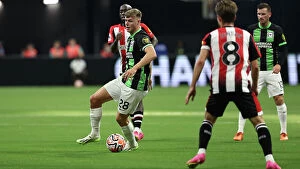 Images Dated 26th July 2023: Pre-Season Showdown: Brentford vs. Brighton and Hove Albion at Mercedes-Benz Stadium (USA Tour 2023)