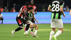 Images Dated 26th July 2023: Pre-Season Showdown: Brentford vs. Brighton and Hove Albion at Mercedes-Benz Stadium (USA Tour 2023)