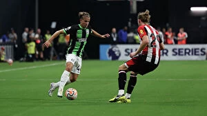 Images Dated 27th July 2023: Pre-Season Showdown: Brentford vs. Brighton and Hove Albion at Mercedes-Benz Stadium (USA Tour 2023)