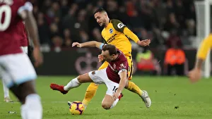 West Ham United 02JAN19 Prints: Premier League Clash: Brighton and Hove Albion vs