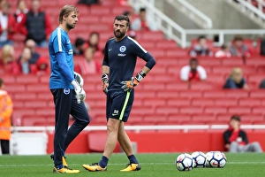 Premier League Showdown: Arsenal vs. Brighton and Hove Albion at Emirates Stadium (1st October 2017)