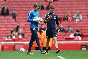 Premier League Showdown: Arsenal vs. Brighton and Hove Albion at Emirates Stadium (1st October 2017)