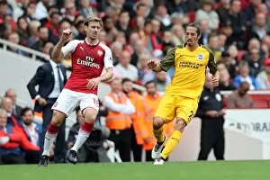 Images Dated 1st October 2017: Premier League Showdown: Arsenal vs. Brighton and Hove Albion at Emirates Stadium (1st October 2017)