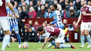 Images Dated 30th September 2023: Premier League Showdown: Aston Villa vs. Brighton & Hove Albion (30SEP23) - Thrilling Match Action