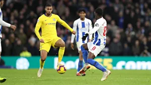 Chelsea Midfielder Ruben Loftus Cheek Prints: Premier League Showdown: Brighton and Hove Albion vs