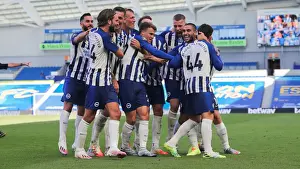 And Proves To Be The Winner Prints: Premier League Showdown: Brighton & Hove Albion vs. Arsenal (20JUN20)