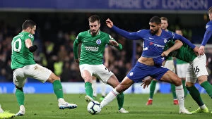 Images Dated 3rd April 2019: Premier League Showdown: Chelsea vs. Brighton and Hove Albion at Stamford Bridge (03APR19)