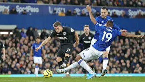 Images Dated 11th January 2020: Premier League Showdown: Everton vs. Brighton and Hove Albion at Goodison Park (11JAN20)