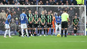 Premier League Showdown: Everton vs. Brighton & Hove Albion at Goodison Park (October 2023)