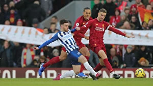 Images Dated 30th November 2019: Premier League Showdown: Liverpool vs. Brighton & Hove Albion at Anfield (30NOV19)