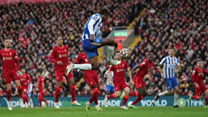 Images Dated 30th October 2021: Premier League Showdown: Liverpool vs. Brighton and Hove Albion at Anfield (30OCT21)