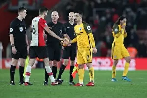 Images Dated 31st January 2018: Premier League Showdown: Southampton vs. Brighton and Hove Albion at St. Mary's Stadium (31Jan18)