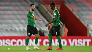 Images Dated 16th July 2020: Premier League Showdown: Southampton vs. Brighton and Hove Albion at St. Mary's Stadium (16JUL20)