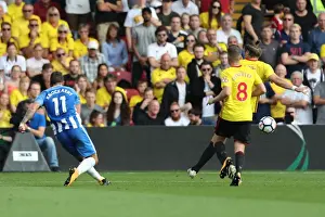 Watford 26AUG17 Prints: Premier League: Watford vs. Brighton & Hove Albion Clash at Vicarage Road (26.08.17)