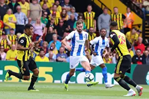Watford Away 11AUG18 Prints: Propper in Action: Watford vs. Brighton & Hove Albion, Premier League (11th August 2018)