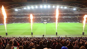 Crystal Palace 15MAR23 Collection: Pyrotechnics Spectacle: Brighton and Hove Albion vs. Crystal Palace, Premier League 2022/23