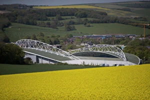 Images Dated 4th May 2018: Rapeseed Field American Express Community Stadium 04MAY18
