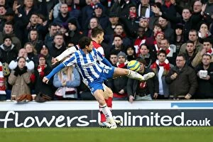 Images Dated 26th January 2013: Reliving the Thrill: Brighton & Hove Albion vs Arsenal (2012-13)
