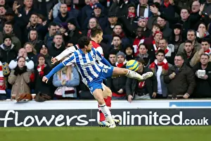 Arsenal - 26-01-2013 Prints: Reliving the Thrill: Brighton & Hove Albion vs Arsenal (2012-13) - A Look Back at Our Historic Home Game