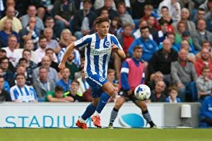 Images Dated 9th August 2016: Rob Hunt in Action: Brighton & Hove Albion vs Colchester United