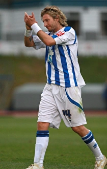 Cheltenham Town Prints: Robbie Savage in Action: Brighton & Hove Albion vs. Cheltenham Town