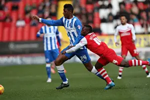 Charlton Athletic 10JAN15 Prints: Rohan Ince in Action: Charlton Athletic vs Brighton & Hove Albion (10 January 2015)
