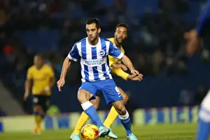 Wigan Athletic 04NOV14 Prints: Sam Baldock in Action: Brighton & Hove Albion vs Wigan Athletic (November 2014)