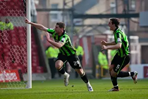 Nottingham Forest - 24-03-2012 Prints: Sam Vokes Scores Opening Goal: Nottingham Forest vs