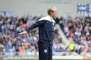 Sami Hyypia at American Express Community Stadium: Brighton & Hove Albion vs. Rotherham United, October 25, 2014
