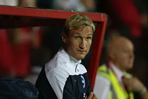 Bournemouth 01NOV14 Prints: Sami Hyypia at Brighton and Hove Albion's Away Game against Bournemouth at Goldsands Stadium (November 1)