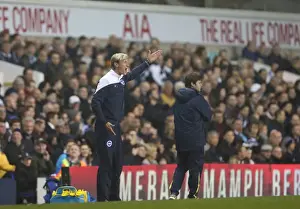 Tottenham Hotspur 29OCT14 Prints: Sami Hyypia Leads Brighton and Hove Albion Against Tottenham Hotspur in Capital One Cup