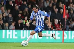 Images Dated 19th September 2017: Schelotto in Action: Bournemouth vs. Brighton and Hove Albion EFL Cup Showdown (19SEP17)