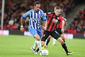 AFC Bournemouth 19SEP17 Prints: Schelotto vs. Smith: Intense Defensive Battle in Bournemouth vs