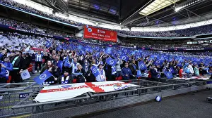 FA Cup Semi-Final 23APR23 Prints: Sea of Albion Fans: FA Cup Semi-Final at Wembley Stadium (23APR23) vs Manchester United