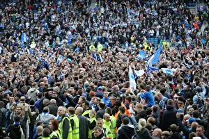 Wigan Athletic 17APR17 Prints: Sea of Colors: Brighton and Hove Albion Fans in Action at the American Express Community Stadium (17APR17)