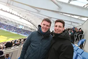Sea of Colors: Brighton and Hove Albion Fans in Action against Wolverhampton Wanderers (14MAR15)