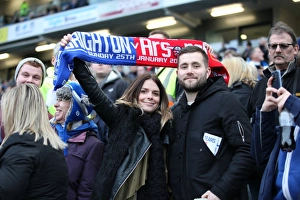 Sea of Passionate Fans: Brighton & Hove Albion vs. Arsenal FA Cup Showdown (25Jan15)