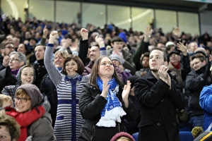 Arsenal 25JAN15 Prints: Sea of Passionate Fans: Brighton & Hove Albion vs. Arsenal FA Cup Showdown (25Jan15)