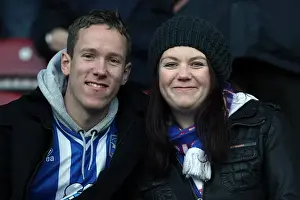 Season 2010-11 Prints: Sea of Seagulls: A Sea of Brighton and Hove Albion FC Fans at Huddersfield Town