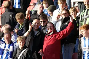 Crowd Shots Away Days 2011-12 Prints: Sea of Supporters: Brighton & Hove Albion Away Games 2011-12