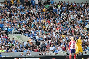 Sea of Supporters: Brighton and Hove Albion vs Atletico de Madrid at the American Express Community Stadium (06AUG17)