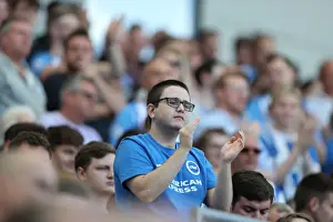Pre-Season Prints: Sea of Supporters: Brighton and Hove Albion vs Atletico de Madrid at the American Express Community Stadium (06AUG17)