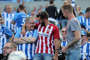 Sea of Supporters: Brighton and Hove Albion vs Atletico de Madrid at the American Express Community Stadium (06AUG17)